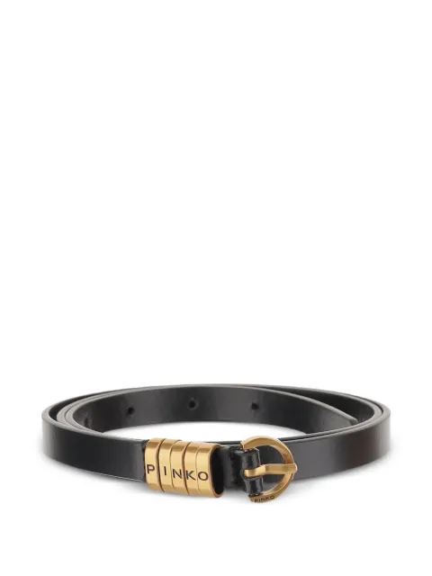 PINKO belt with PINKO lettering logo Black 105479A1AC