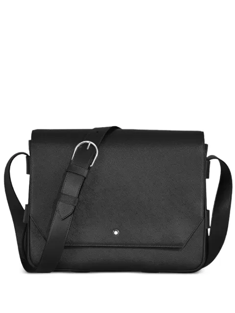 Montblanc leather messenger bag Black 221578BLACK