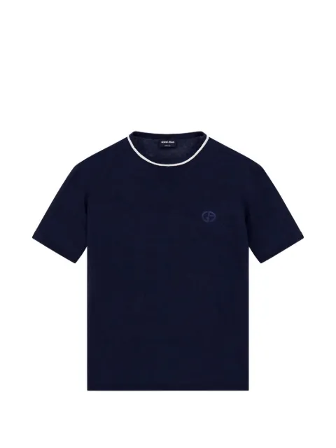 Giorgio Armani crew-neck T-shirt Blue GM003520AF24710FB010
