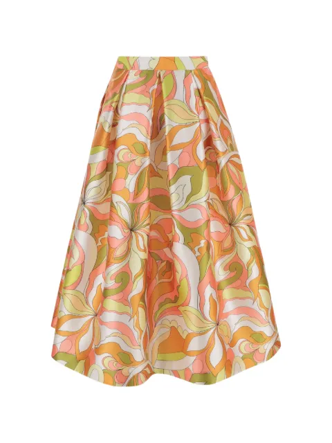 Lunatica Milano printed skirt Orange LUNAGROOVYORANGE