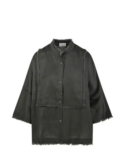 P.A.R.O.S.H. frayed shirt Grey BEACH26D380653