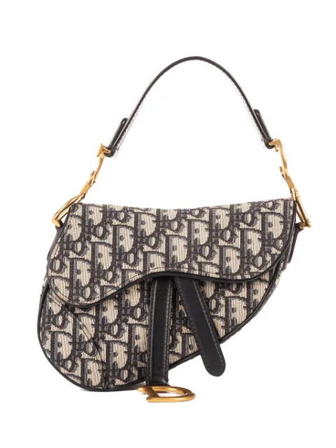 Christian Dior Pre-Owned mini Saddle handbag Blue 05RU0220