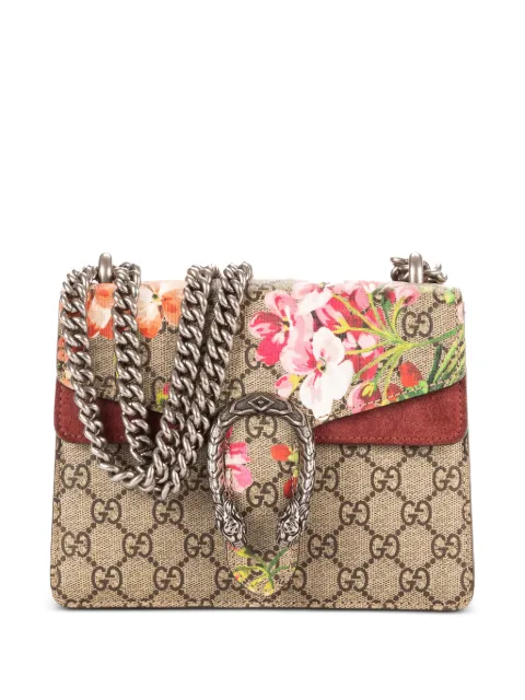 Gucci Pre-Owned Dionysus floral-print chain shoulder bag Neutrals 421970520981