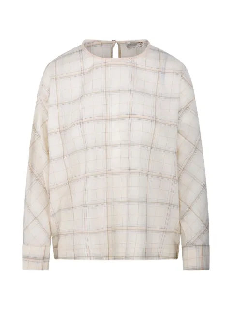 Forte Forte checked blouse Neutrals 14538MYSHIRT