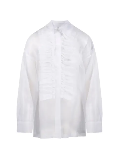 P.A.R.O.S.H. ruffled shirt White SHAKED381288
