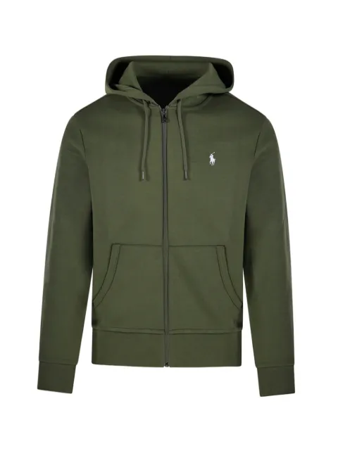 Ralph Lauren Collection Polo Pony-embroidered hoodie Green 710881517503
