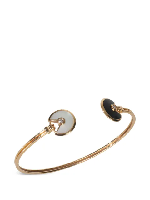 Cartier Amulette onyx and diamond bracelet Gold 150444