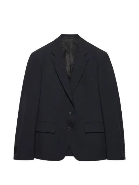 Prada single-breasted wool jacket Blue P593PGSOOO1XMY