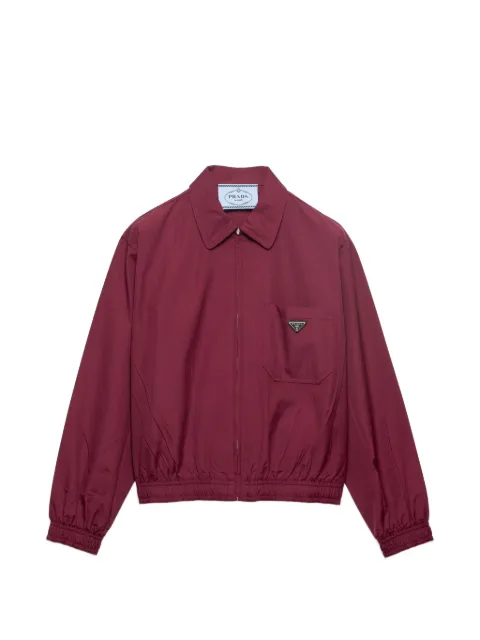 Prada poplin jacket Red P8044SOOO187P