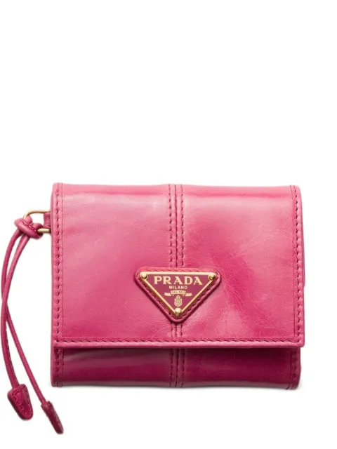 Prada Small leather wallet Pink 1MH0432CYR