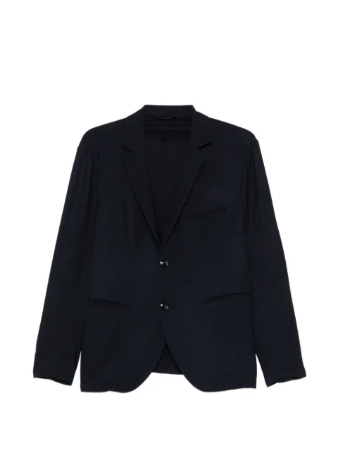 Giorgio Armani notched-lapel blazer Blue GM003230TE13592