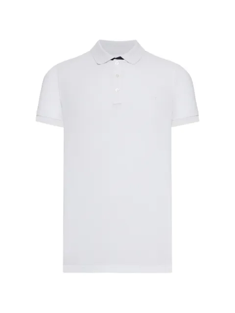 Fay cotton polo shirt White NPMB252135STDWB001