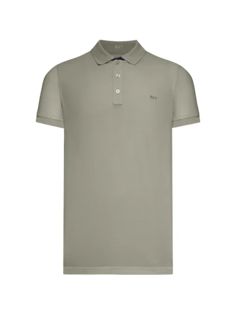 Fay embroidered polo shirt Green NPMB252135STDW