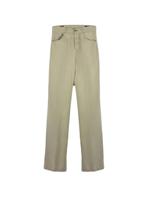 DONDUP wide-leg five-pocket trousers Neutrals DP619CF0197D