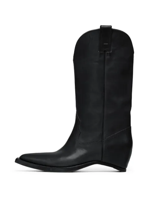 Maison Margiela heel-less western boots Black S39WW0081P7677