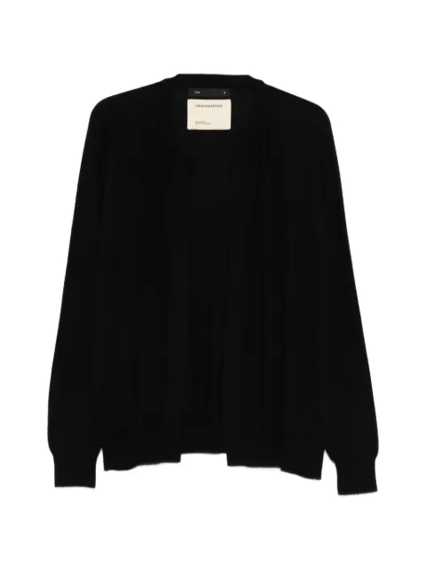 Frenckenberger open-front cardigan Black S26519A