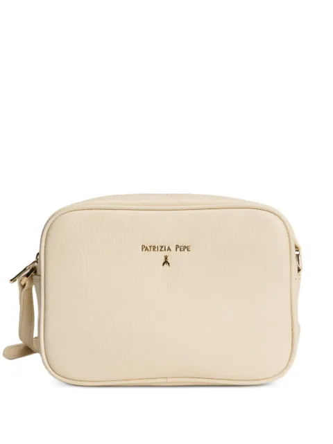 Patrizia Pepe logo crossbody bag Neutrals CB8985L001W405