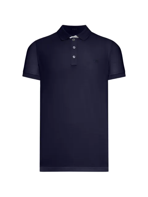 Fay logo-embroidered polo shirt Blue NPMB252135STDW