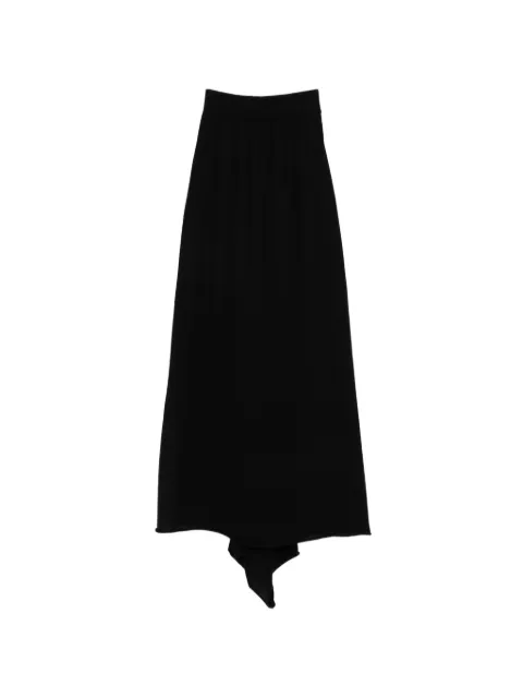 Frenckenberger knitted maxi skirt Black S26390A