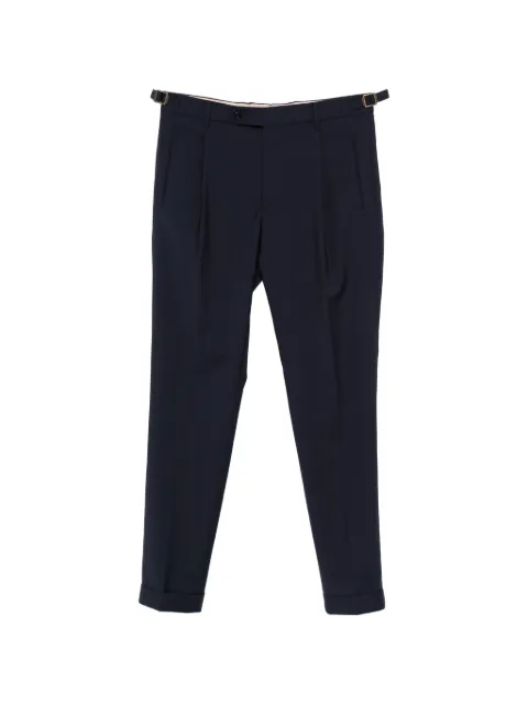 Berwich Retrolong cuffed trousers Blue MZ1460
