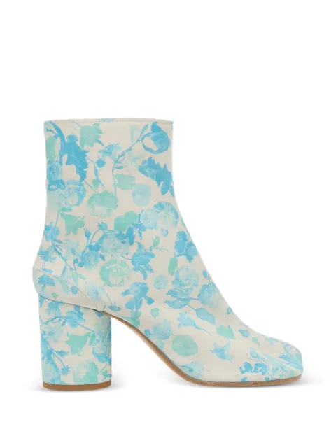 Maison Margiela floral-detail boots Blue S39WU0224P7658
