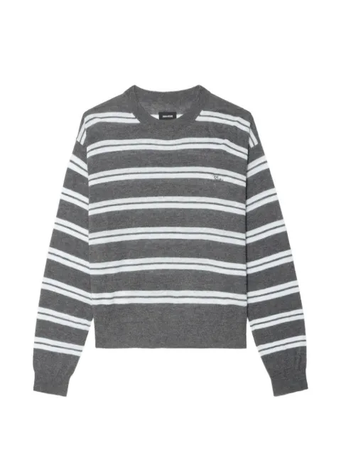 Zadig&Voltaire Swapy cashmere sweater Grey KWSW03029