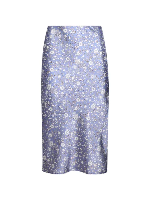 TROPIC OF C floral-pattern midi skirt Purple CS611