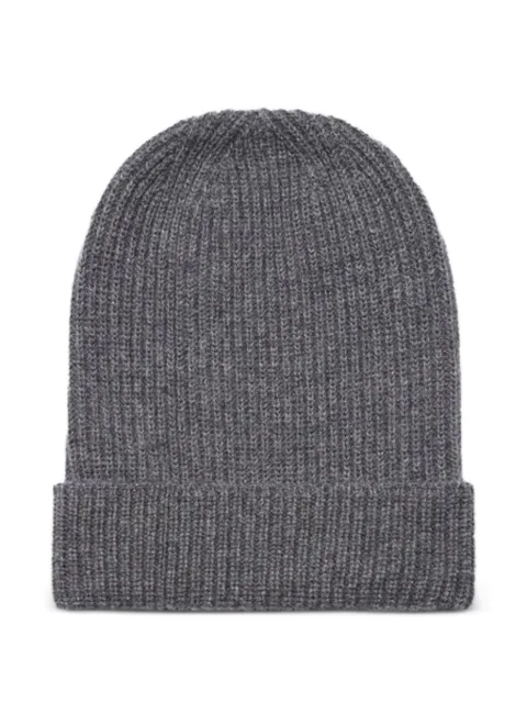 The Elder Statesman Statesman ribbed beanie Grey 250460
