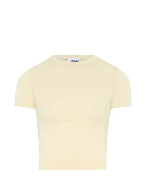 Jean Paul Gaultier Trompe L'oeil T-shirt Yellow 2601WPO039K02579