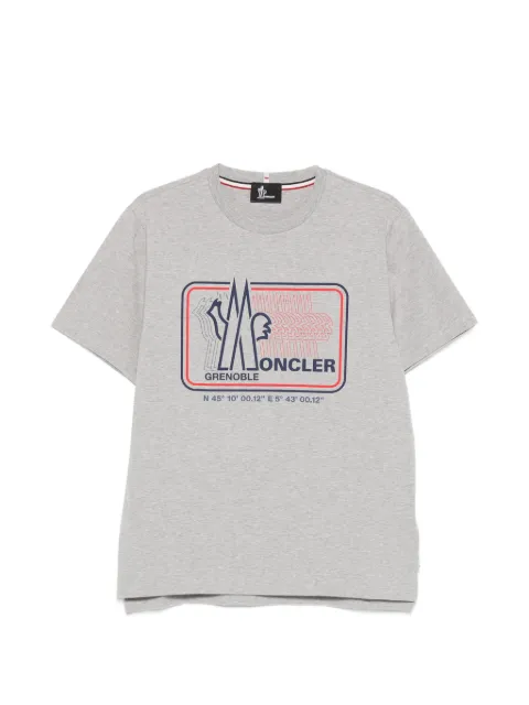 Moncler Grenoble logo T-shirt Grey L10978C000098790F