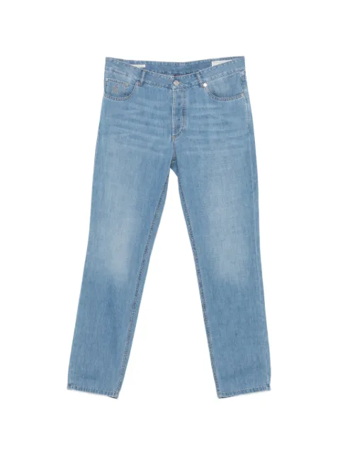 Brunello Cucinelli embroidered jeans Blue ME645B3210C1470