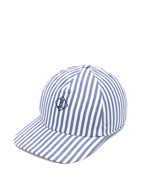 Herno striped baseball cap Blue BER00048U13317