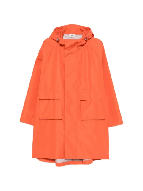 Autry flap-pocket hooded coat Orange COPX0008H