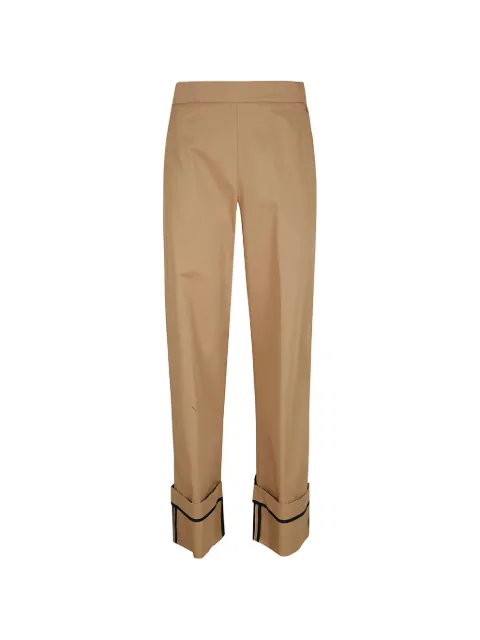 Herno cuffed-hem trousers Brown PT000206D132382157