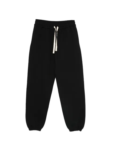Jil Sander logo-embroidered drawstring trousers Black J22KA0347J20128