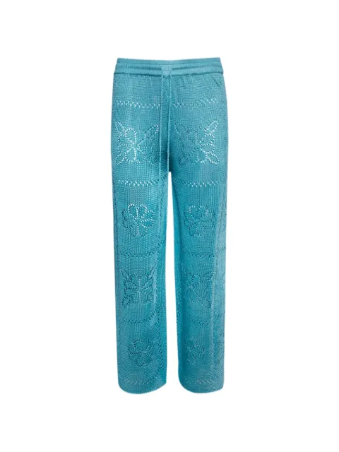 Calle Del Mar Floral tile shorts Blue CDMPP012