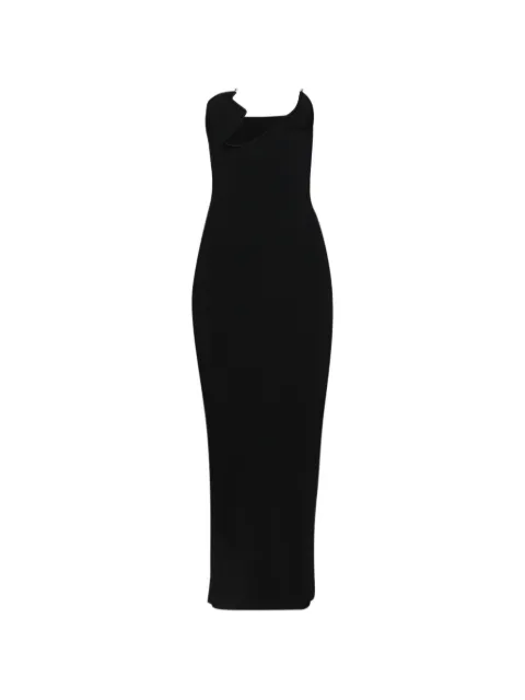 Christopher Esber Odessa Arced Column midi dress Black 25043263