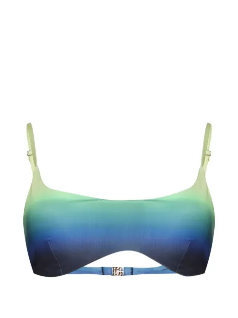 Casablanca gradient-print bikini top Blue WSP26SWM08402