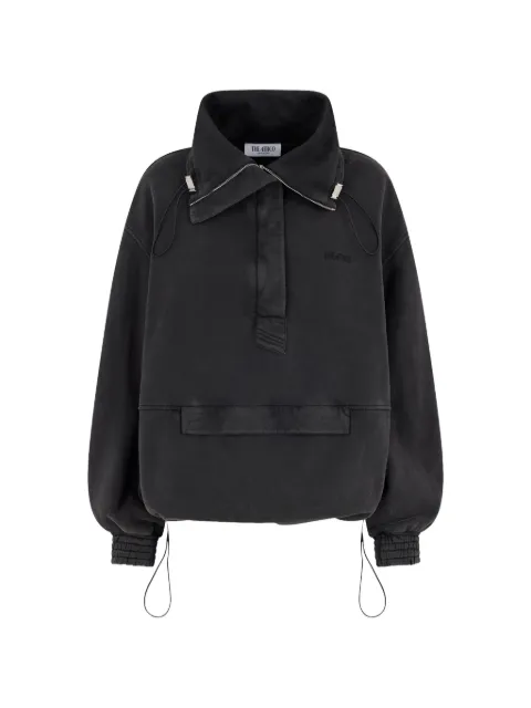 The Attico zip detail sweatshirt Black 260WCB00091JJF003AA