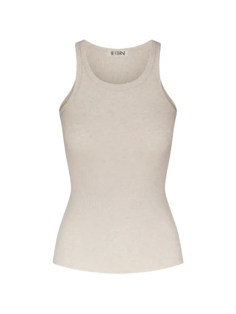 ETERNE fitted tank top Neutrals CB07629