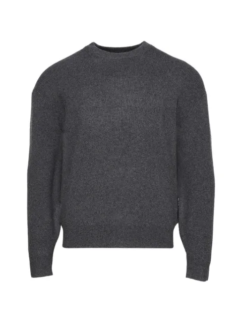 Alexander Wang crewneck pullover in stretch wool cotton Grey 6KC1261118