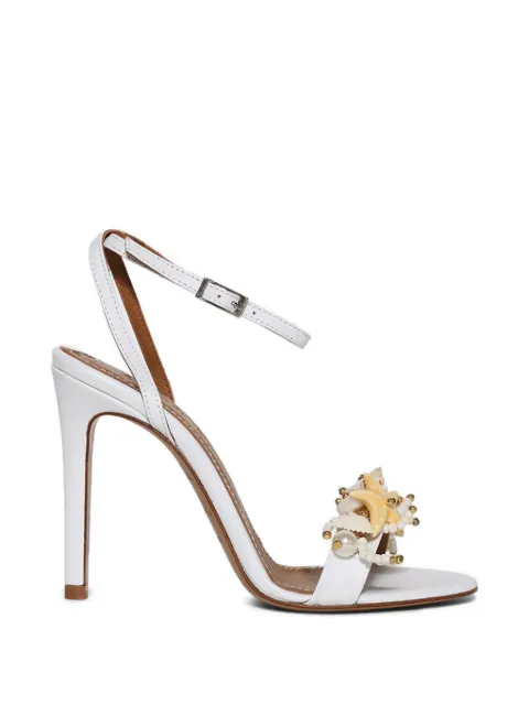 Alameda Turquesa Sirena sandals White SIRENAHEELS