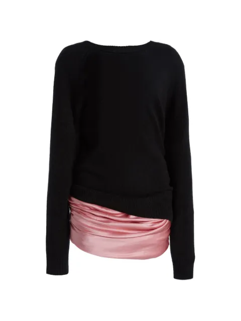 Christopher Esber Monument cummerbund silk mini dress Black 25043293
