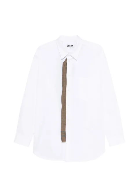 Magliano Crispy Penna long-sleeve shirt White MGSS26SR023866070