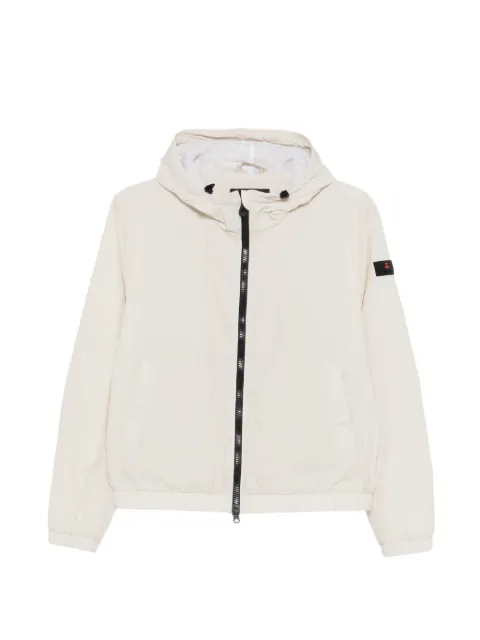 Peuterey hooded zip-up jacket White PED571801181986