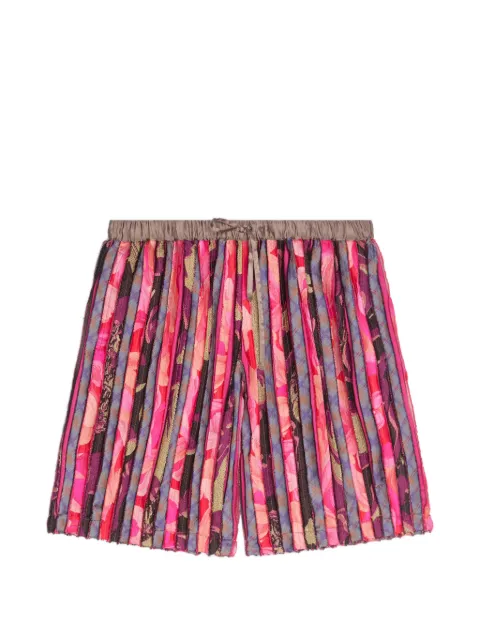 DRIES VAN NOTEN striped shorts Pink 2610209323372