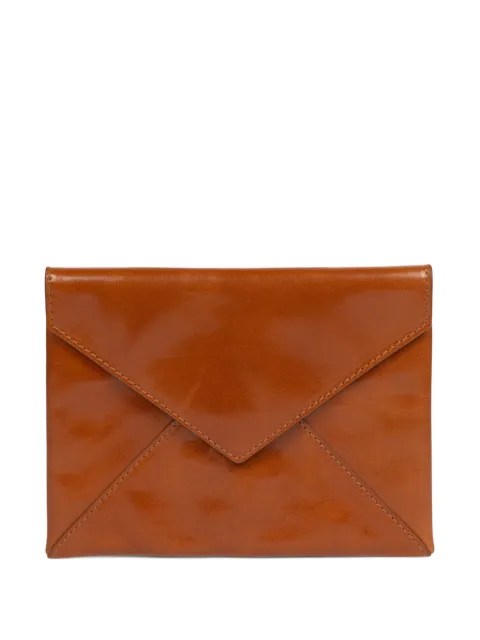 DRIES VAN NOTEN leather clutch bag Brown 2610221120103