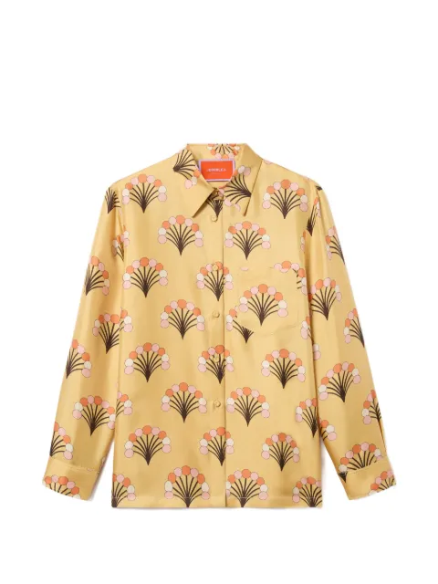 La DoubleJ Boy shirt Yellow SHI0001SIL001FLO05YE02
