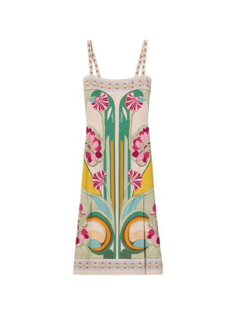 La DoubleJ Buy Me A Martini midi dress Neutrals DRE0673VIS011TUL07GR02