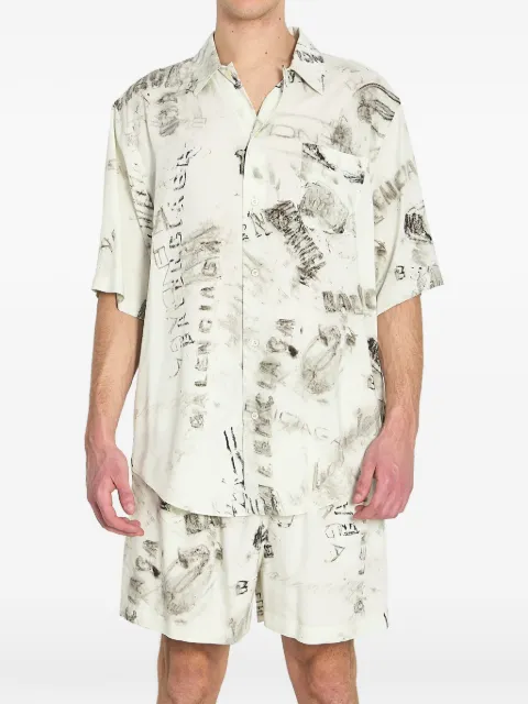 Balenciaga pyjama shirt Neutrals 852334TTL781240